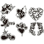 7Pcs Reflective Car Sticker Car Window Sticker Automotive Decals Waterproof Car Window Safety Decal Car Scratch Cover Auto Truck Jeep Motorcycle Laptop Refrigerator Window Wall Decals Rainbow